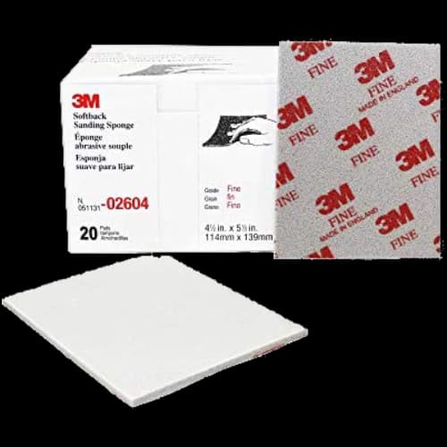 Esponja abrasiva de mano 3M Fine 115 x 140 mm 20 uds