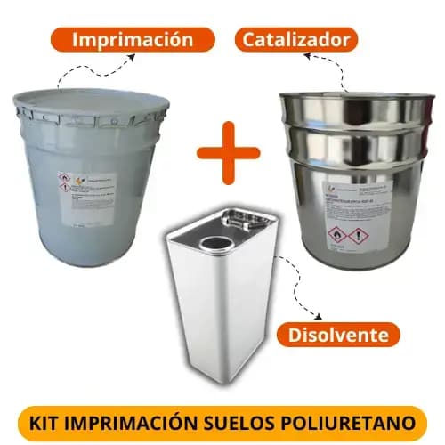 Kit de imprimación de poliuretano para suelos