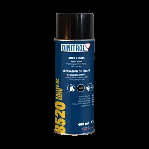 Spray de pintura Dinitrol 8520 negro satinado 400 ml