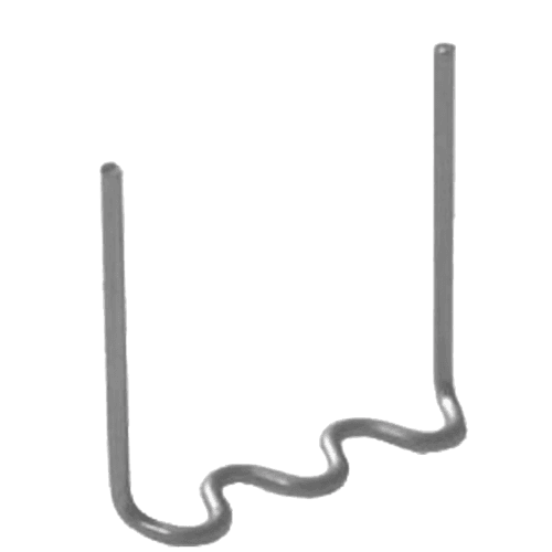 Grapa precortada para reparación de plásticos Cindis en S 0,7 mm 100 uds