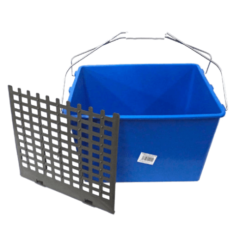 CUBETA 16L.REJILLA PLASTICO