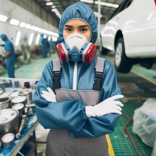 EPIs para pintar: mascarillas, monos y guantes | Sirvent