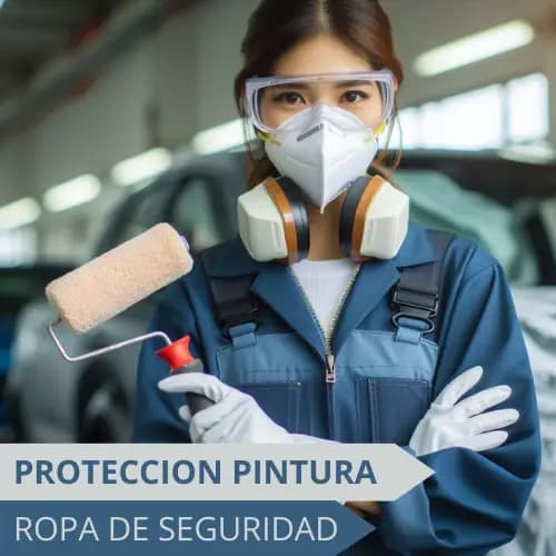 Protección para pintar: mascarillas, guantes y ropa