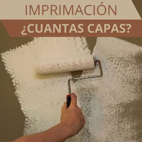 ¿Cuántas capas de imprimación hay que dar?