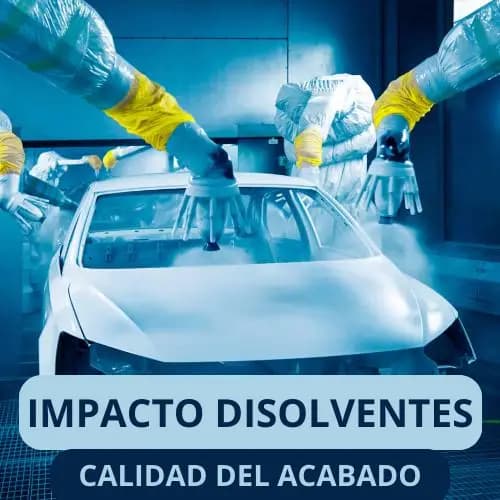 Cómo afectan los disolventes al acabado final