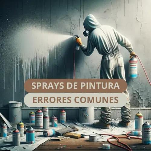 Errores al usar sprays de pintura y cómo evitarlos