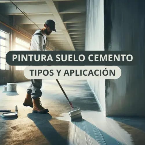 Pintura para suelos de cemento: tipos y aplicación