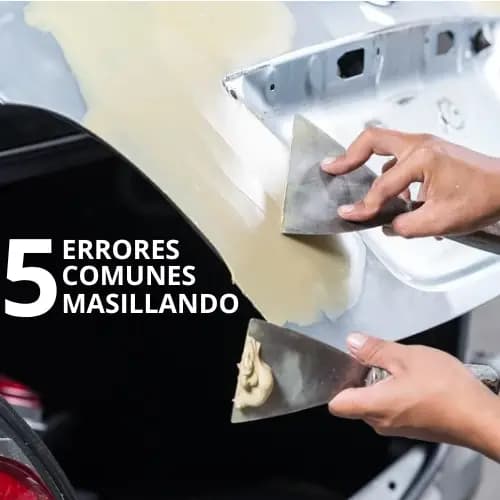 5 errores comunes al usar masillas y cómo evitarlos