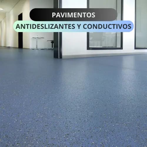 Pavimentos antideslizantes y conductivos: guía